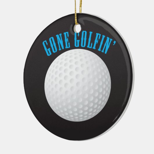 Golfbal ⛳🎁 Gone Golfing Golfer Keramisch Ornament (Links)