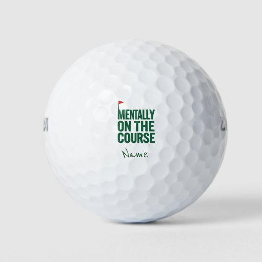 Golfbal grappige uitspraak voor golfer golfballen (Voorkant)