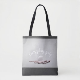 golfbal grijs en witte schattige tas voor golfers