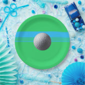 Golfbal grote papieren borden papieren bordje (Feest)