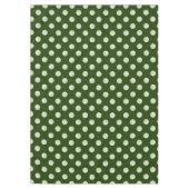 Golfbal helemaal op groen voor goudfeest tafelkleed (Voorkant)