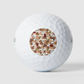 Golfbal Hete Chocolade Marshmallows Golfballen (Voorkant)