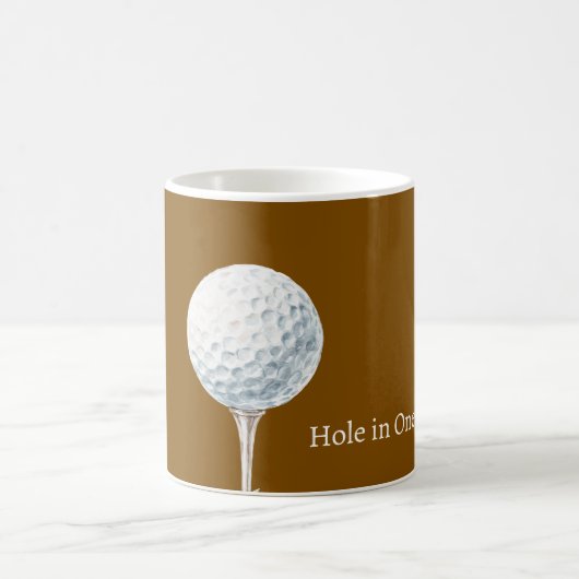 Golfbal hole-in-one koffiemok (Center)