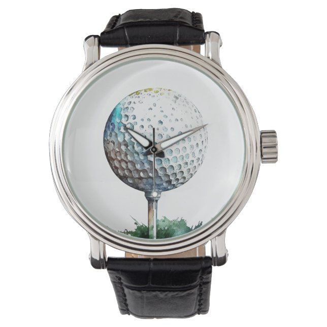 golfbal horloge (Voorkant)