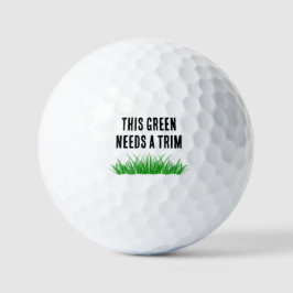 Golfbal in de ruwe golfer Gift Grappig Golfballen