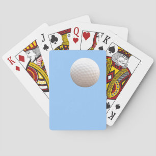 Golfbal in de Sky-speelkaarten Speelkaarten