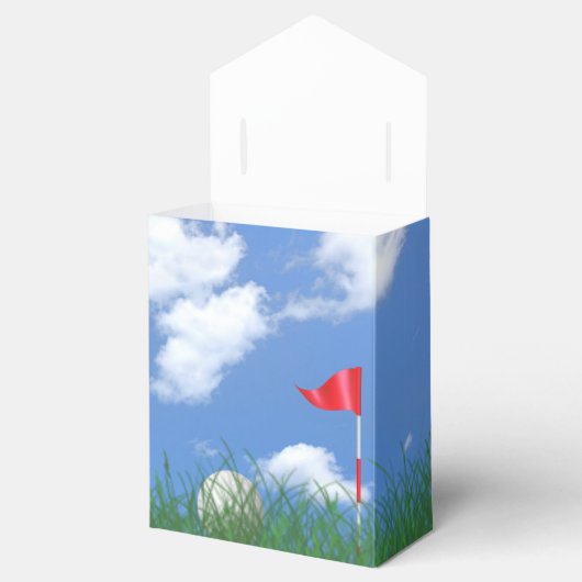 golfbal in gras bedankdoosjes (Geopend)