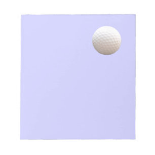 Golfbal in het Notitieblok Sky