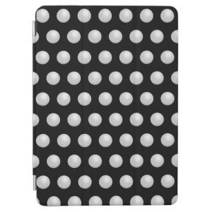 Golfbal in zwart iPad air cover