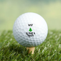 Golfbal "Is dat een boom" Golfer Gift Grappig