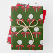 Golfbal kar ijzer voor golfer inpakpapier vel (In situ)