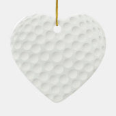 golfbal keramisch ornament (Achterkant)