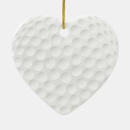 golfbal keramisch ornament (Achterkant)