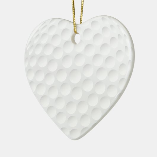 golfbal keramisch ornament (Links)