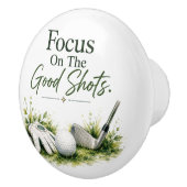 Golfbal keramische knop (Rechts)