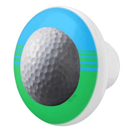 Golfbal keramische knop (Rechts)
