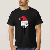 Golfbal Kerst pet T-shirt (Voorkant)