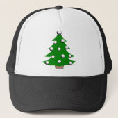 Golfbal kerstboom trucker pet (Voorkant)
