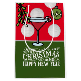 Golfbal Kerstmis voor golfer Medium Cadeauzakje