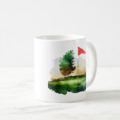 golfbal koffiemok (Voorkant rechts)