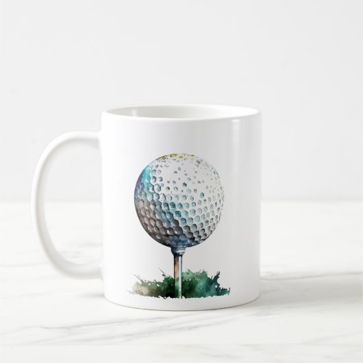 golfbal koffiemok (Links)