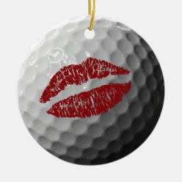 Golfbal lieverd meerdere berichten ornament