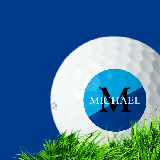 golfbal met aangepast M-initiaal & naam Golfballen