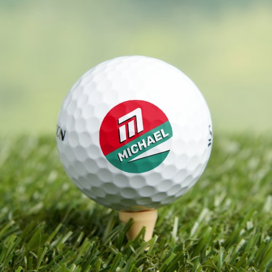 Golfbal met aangepaste naam Golf Balls Golfballen (Insitu Shirt)
