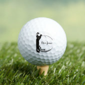 Golfbal met bewerkbare naam. golfballen (Insitu Shirt)