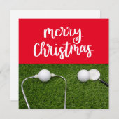 Golfbal met Doctor Medical golfer Kerstmis (Voorkant / Achterkant)