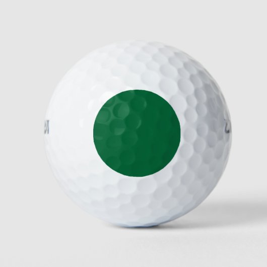 Golfbal met een groene stip hotspot locator gids golfballen (Voorkant)