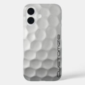 Golfbal met gepersonaliseerde tekst Case-Mate iPhone case (Achterkant)