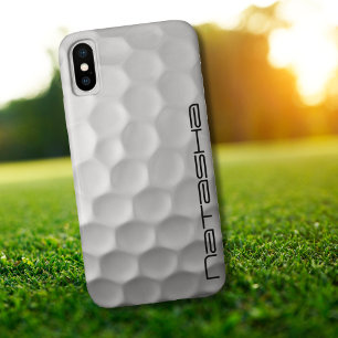 Golfbal met gepersonaliseerde tekst Case-Mate iPhone case