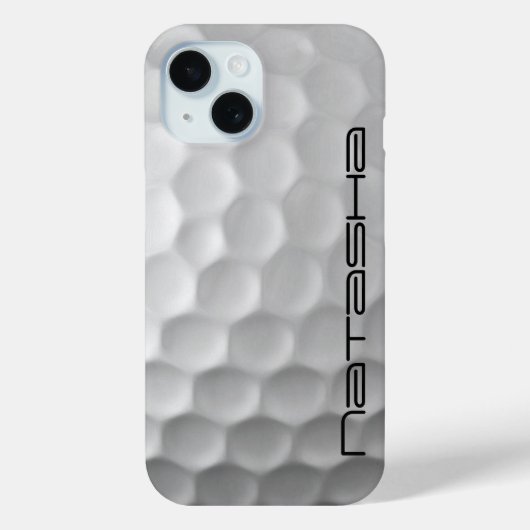 Golfbal met gepersonaliseerde tekst Case-Mate iPhone case (Achterkant)