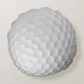 Golfbal met gepersonaliseerde tekst en nummer rond kussen (Achterkant)