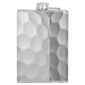 Golfbal met gepersonaliseerde tekst heupfles (Achterkant)