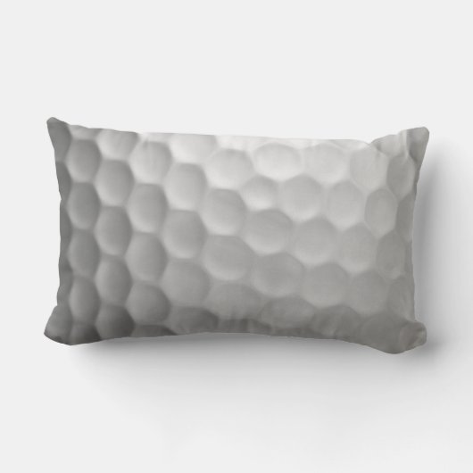 Golfbal met gepersonaliseerde tekst kussen (Achterkant)