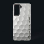 Golfbal met gepersonaliseerde tekst samsung galaxy hoesje<br><div class="desc">Uniek ontwerp voor de casual golfer voor de professional van Heart. Klassiek en uniek,  dit zal zeker indruk maken op je golfvrienden bij het volgende toernooi of de volgende bijeenkomst. Pas deze golfbal aan met de tekst van uw keuze.</div>
