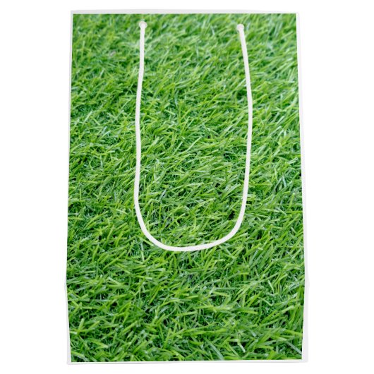 Golfbal met kerstlint voor Golfer Medium Cadeauzakje (Achterkant)