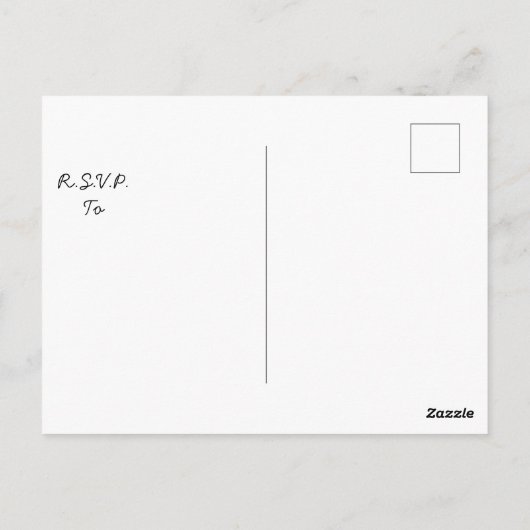 Golfbal met liefde op groen gras bruids briefkaart (Achterkant)