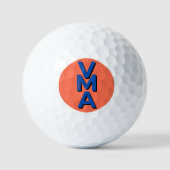 golfbal met logo golfballen (Voorkant)