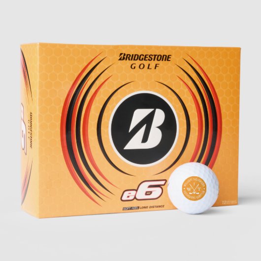 Golfbal met monogram voor stijlvolle golfers golfballen (Verpakking)