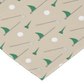 Golfbal met vlag medium tafelloper (Hoek)