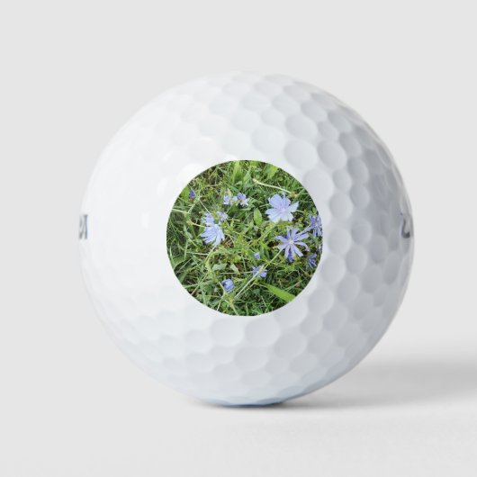 Golfbal met wildflower foto erop. golfballen (Voorkant)