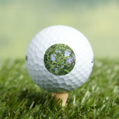 Golfbal met wildflower foto erop. golfballen (Insitu Shirt)
