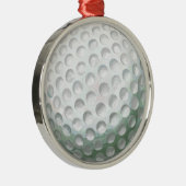 Golfbal Metalen Ornament (Rechts)