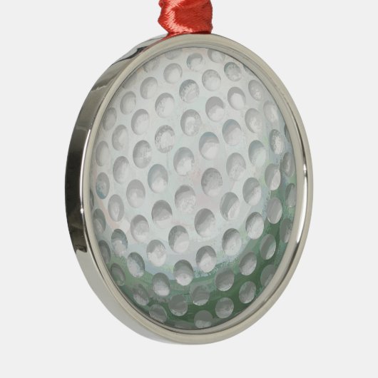 Golfbal Metalen Ornament (Rechts)