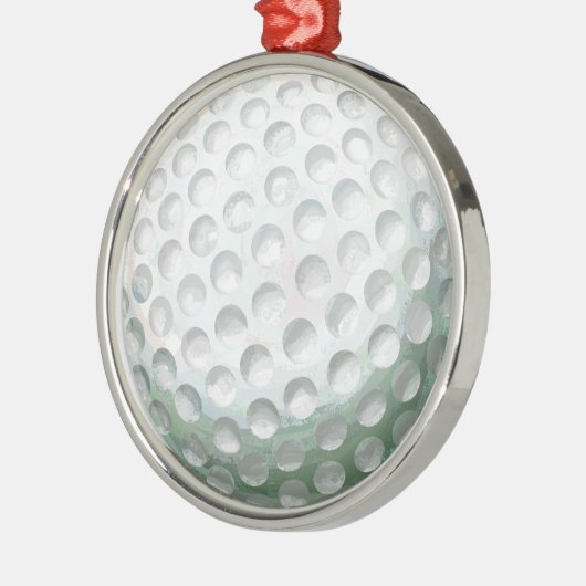 Golfbal Metalen Ornament (Links)