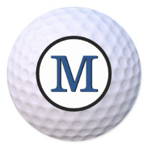Golfbal  Monogram Blauw