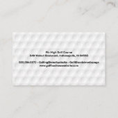 Golfbal nabij hole visitekaartje (Achterkant)